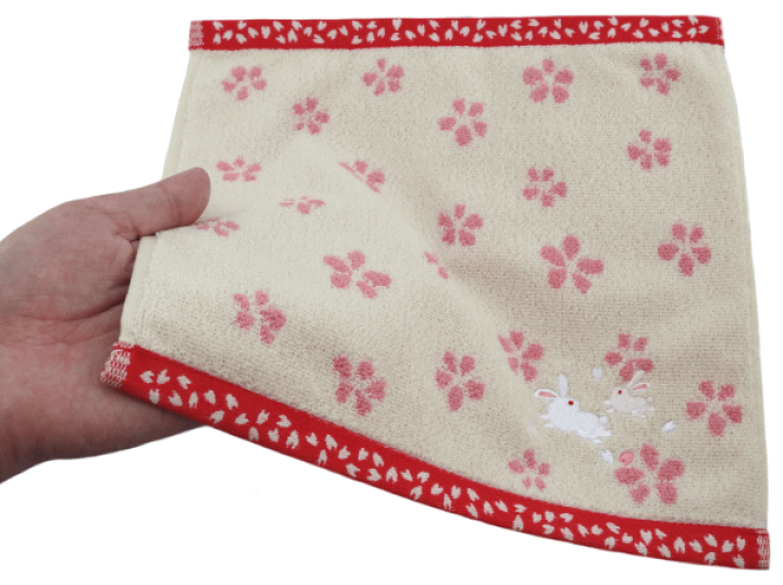 楽天市場】タオルハンカチ 日本製 かわいい刺繍入り 青々庵シリーズ