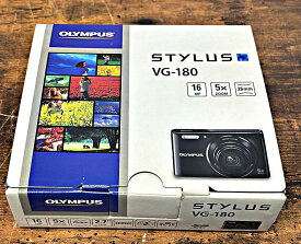 オリンパス/OLYMPUS　コンパクトデジタルカメラ　STYLUS　VG-180 (ブラック)　1600万画素