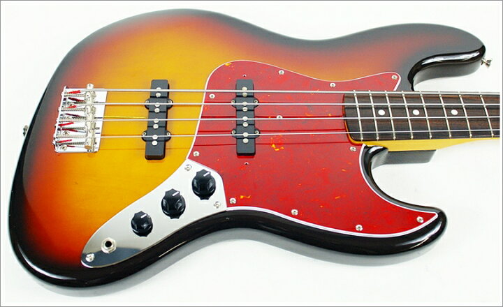 楽天市場】Fender Japan ジャズベース JB-62 サンバースト Oシリアル 