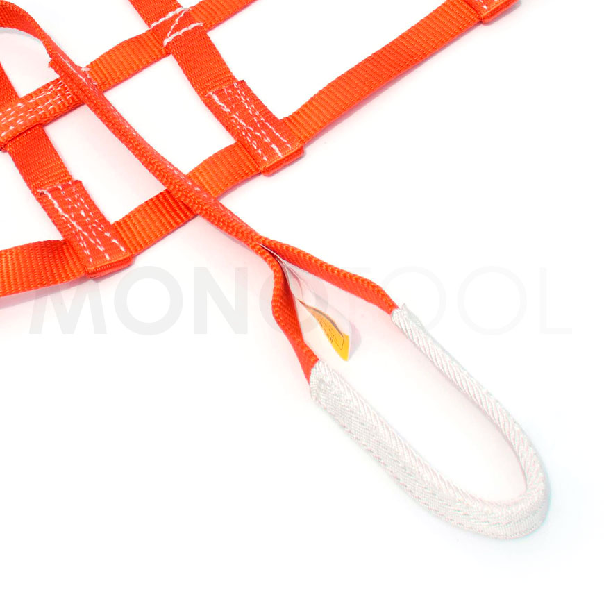 モッコ型ベルトスリング（4本吊りタイプ）150cm×150cm 使用荷重2.0t スリングベルトモッコ | モノツール　楽天市場店