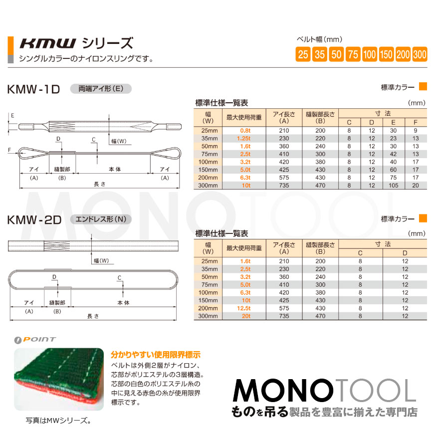 ◇限定Special Price 国産ナイロンスリング KMWシリーズ 1色