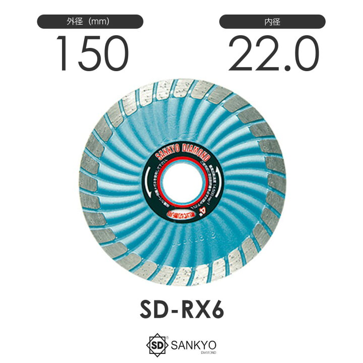 楽天市場】三京ダイヤモンド工業 SDカッター8X SD-RX6 : モノツール 