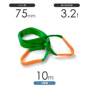 �����Y4�����x���g�X�����O AQ�X�����O ���[�A�C�`�iE�^�j��75mm×10m �g�p�׏d:3.2t �ΐF ���̓x���g�X�����O 4E