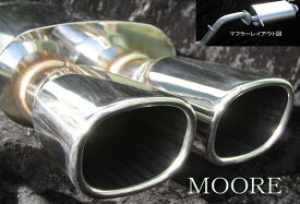 MF22S/MRワゴン・MG22Sモコスクエア片側2本出しマフラー