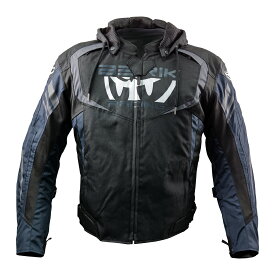 50%OFF　BERIK ベリック ナイロンジャケット NJ-223330-BK BLACK/NAVY オールシーズン バイクウェア ツーリング 防寒 防水 撥水 インナー取り外し可 プロテクター【バイク用品】　SALE　楽天スーパーセール