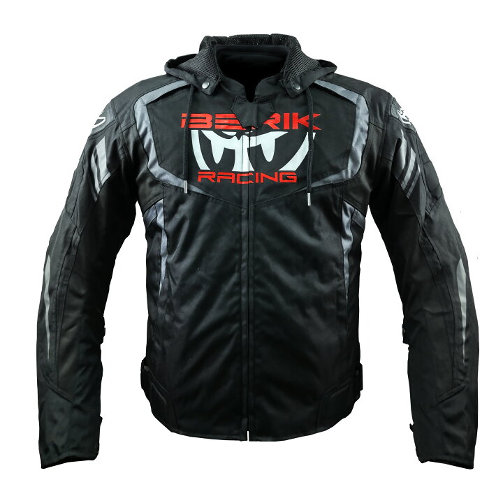 楽天市場】BERIK ベリック ナイロンジャケット NJ-223330-BK BLACK/RED 
