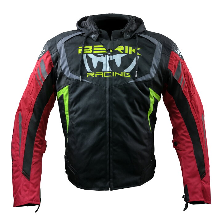 楽天市場】BERIK ベリック ナイロンジャケット NJ-223330-BK BLACK/RED 