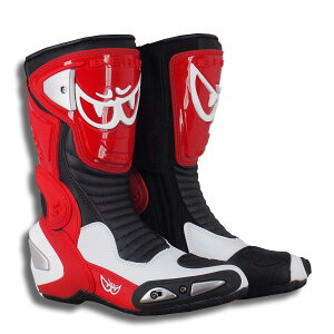 BERIK �x���b�N ���[�V���O�u�[�c GP-X BOT-1289A-BK�@BLACK/RED�@�y�o�C�N�p�i�z