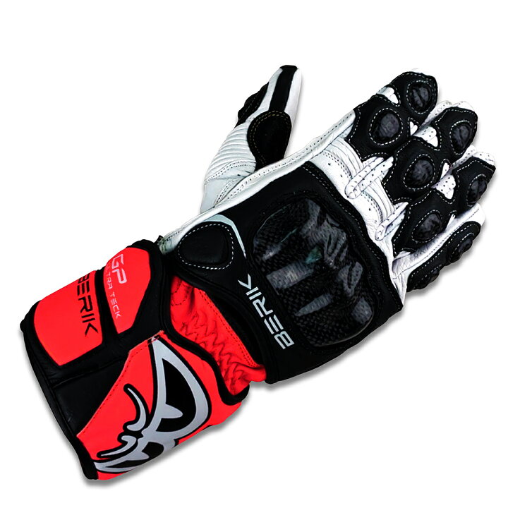 楽天市場】BERIK ベリック レーシンググローブ G-235106-BK RED/BLACK 