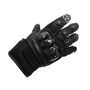 ARLENNESS アレンネス ショートグローブ(スマホタッチ有り) G-255705S-AN ALLBLACK バイクウェア 【バイク用品】