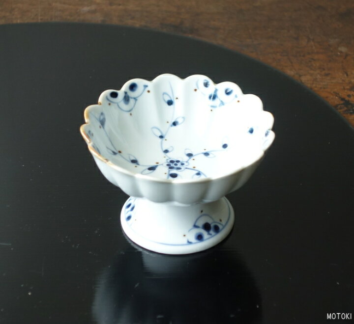 楽天市場】伊万里焼 つる花唐草デザート鉢（高台小鉢） : 有田焼や心器