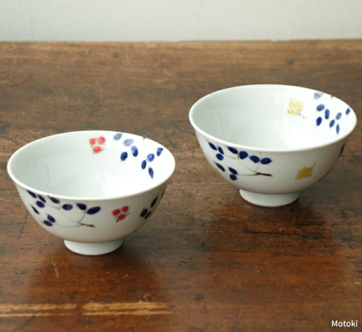楽天市場】伊万里焼 南天文夫婦茶碗 : 有田焼や心器