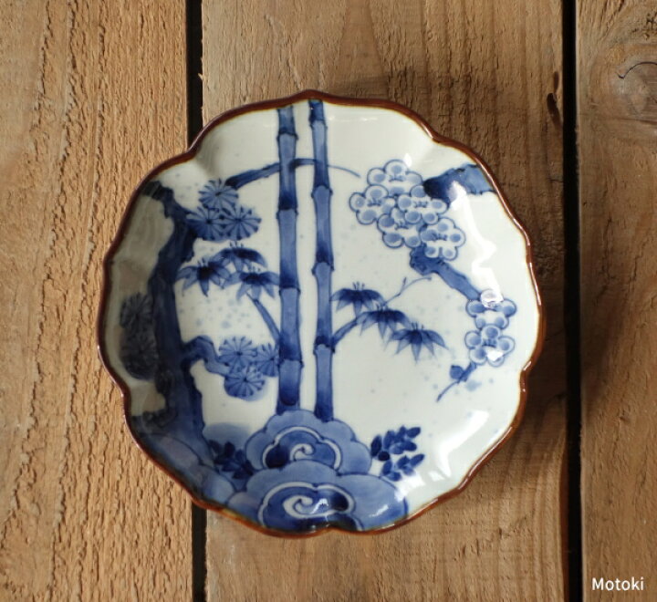 楽天市場】伊万里焼 染付松竹梅桔梗小皿 : 有田焼や心器
