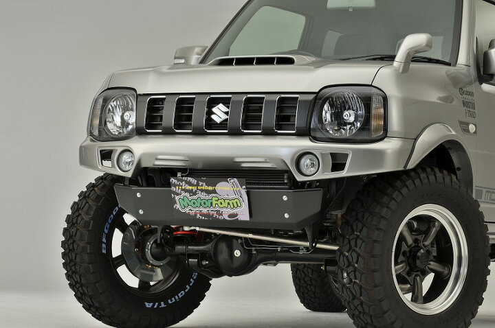 楽天市場 ジムニー ウレタン製バンパー フロント用 Jb２３ スチールシルバーメタリック ｚｖｃ 塗装済み モーターファーム