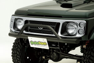 FARMバンパー スチール曲げ しし狩りタイプ フロント用 SJ30・JA11・JA22・JB32