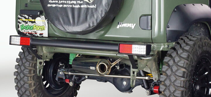 楽天市場】新型ジムニー FARMバンパー スチールストレートビルトイン 