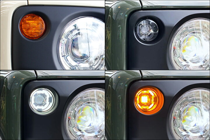 楽天市場】新型ジムニー LED フロントウインカー JB64/JB74 : モーター 