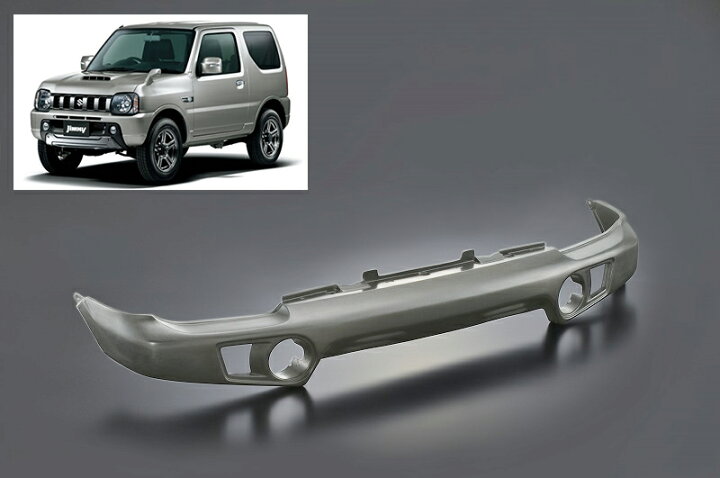 楽天市場】ジムニー ウレタンバンパー フロント用 JB23 スチール 