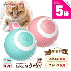 レビュー特典付☆獣医師監修 球体自動猫じゃらし にゃんにゃんタマタマ 光るボールでストレス解消！ 心とカラダをリフレッシュ！ 安全 動く 猫 おもちゃ 一人遊び ねこじゃらし ねこ ペット 猫用品 ストレス発散 運動不足