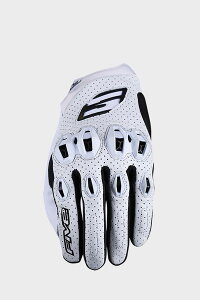 FIVE Advanced Glovesit@Cuj STUNT EVO2 LEATHER O[u/WHITE