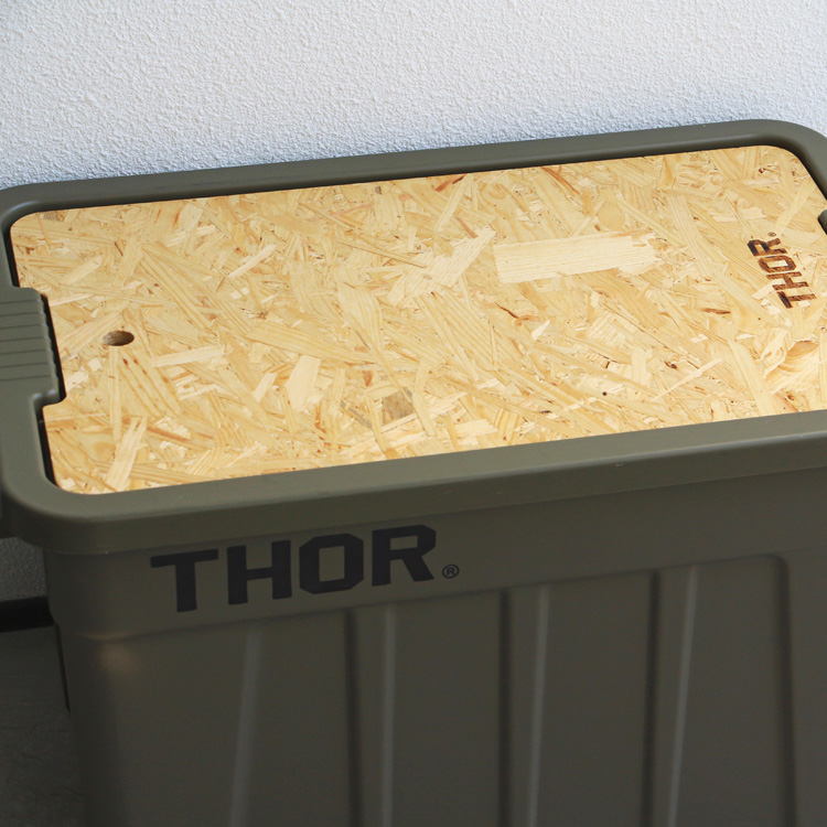 TOP BOARD FOR THOR LARGE TOTES 53L and 75L ソーラージトートウィズリッド コンテナボックス ソーラージトート専用蓋 収納ボックス アウトドア 衣装ケース TOP BOARD FOR THOR LARGE TOTES 53L and 75L ソーラージトートウィズリッド 専用蓋 ディテール DETAIL