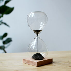 Magnetic Hourglass マグネティックアワーグラス Kikkerland キッカーランド 砂時計 1分 磁石 北欧 韓国インテリア シンプル お洒落