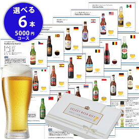 お酒 ビール カタログ ギフト 5000円コース 世界のビール 19種類とビールによく合うおつまみ 10種類から自由に6個選べる お酒 ギフト BEER EARTH WORLD BEER SELECT 6 ギフトカタログ バレンタイン 寒中御見舞 誕生日プレゼント 出産内祝 感謝 熨斗 ギフトシール 送料無料