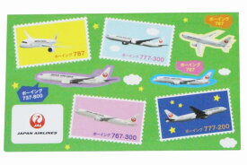 JAL 航空機 ステッカー 8種 シート 日本航空 ボーイング 737 767 777 787 200 300 BOEING JAPAN AIRLINES STICKER セット 飛行機 シール