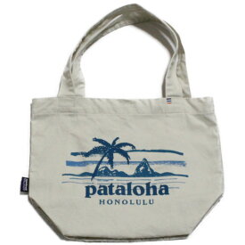 【期間限定ポイント3倍】パタゴニア ミニ トート パタロハ ホノルル ハワイ PATAGONIA MINI TOTE PATALOHA HONOLULU HAWAII エコ ECO バッグ BAG ネコポス 中古