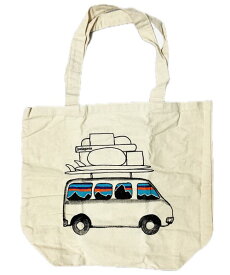 【期間限定ポイント10倍】パタゴニア キャンバス バッグ フィッツロイ バン FZVN PATAGONIA CANVAS BAG FITZROY VAN TOTE 車 ショップ エコ トート デッドストック