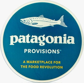 パタゴニア プロビジョンズ キャンペーン ステッカー サーモン Patagonia PROVISIONS シール デカール 非売品 鮭 魚 円 フード 新品