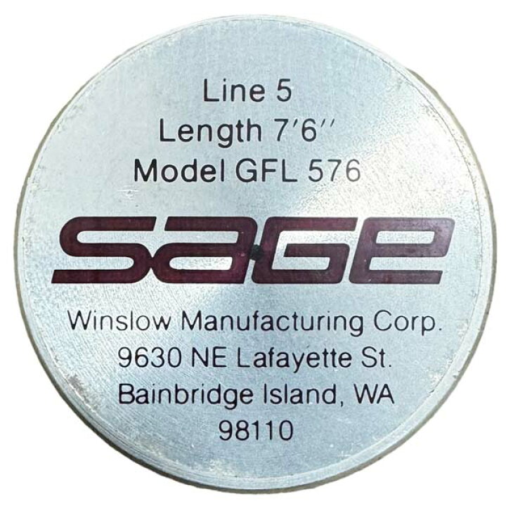 楽天市場】希少 セージ GFL 576 SAGE 5番 7フィート 6インチ 2ピース 