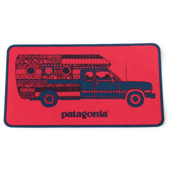 楽天市場 パタゴニア ウォーン ウェア トラック デリア キャンペーン ステッカー 赤 Patagonia Worn Wear Sticker 非売品 車 シール デカール メール便 同梱可 即納 エムズカンパニー