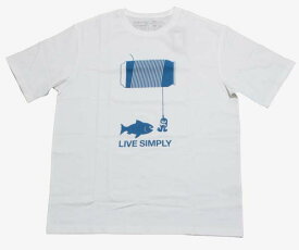 パタゴニア リブシンプリー ハッピーアワー オーガニック Tシャツ 白 PATAGONIA LIVE SIMPLY HAPPY HOUR T WHI メンズ 半袖 魚 釣り 新品