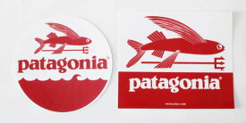 【期間限定ポイント10倍】訳あり パタゴニア ステッカー トライデントフィッシュ 2種セット PATAGONIA TRIDENT FISH STICKERS SET 魚 飛魚 トビウオ 四角 丸 シール