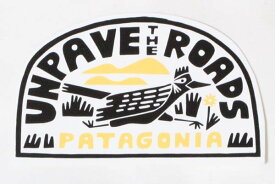 パタゴニア ステッカー トレイルランニング PATAGONIA Unpave the Roads STICKER TRAIL RUNNING 木 地球 鳥 海外 アメリカ シール 紙製
