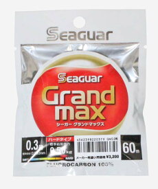 【期間限定ポイント10倍】シーガー グランドマックス 0.3号 60m フロロカーボン ハリス クレハ KUREHA SEAGUAR GRAND MAX ティペット フライ 釣り 糸 ネコポス 新品