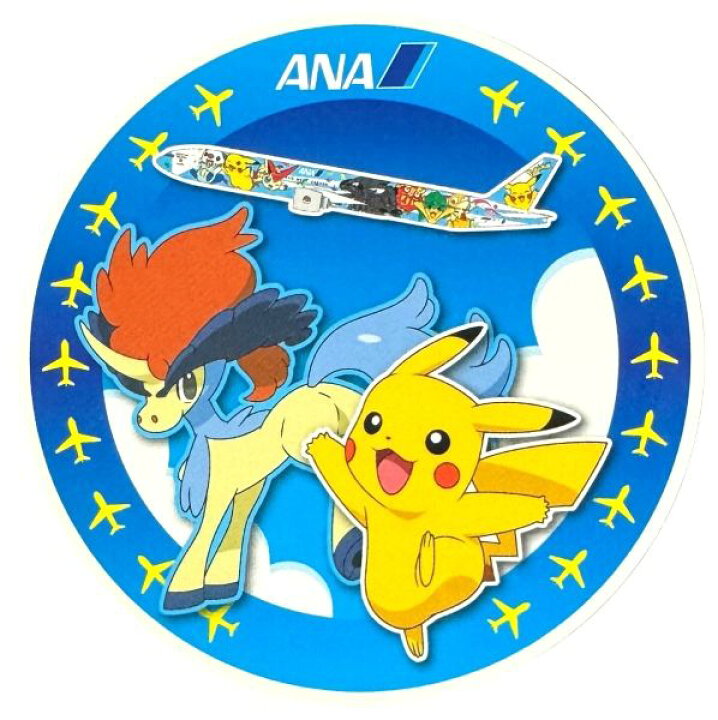 楽天市場】全日空 ポケモン コラボ ステッカー ケルディオ ピカチュウ 