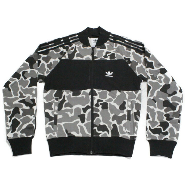 楽天市場 アディダス オリジナルス トラックトップ 灰 Dn8036 Adidas Graphics Cb Track Top カモ柄 迷彩 カモフラ Camo ジャージ 三本線 Tt 新品 エムズカンパニー