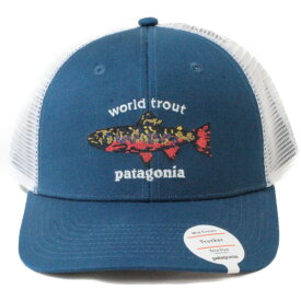 パタゴニア ワールドトラウト ブルック フィッシュステッチ トラッカーハット PATAGONIA World Trout Trucker Hat BSRB 帽子 キャップ 釣