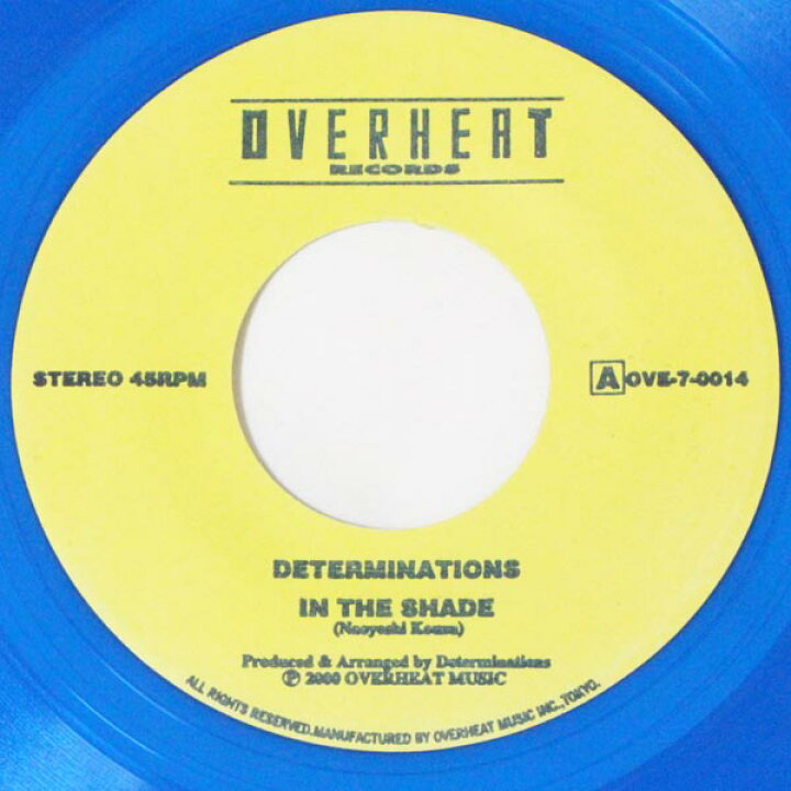 楽天市場】DETERMINATIONS IN THE SHADE / THE PRESENT POSITION 青 
