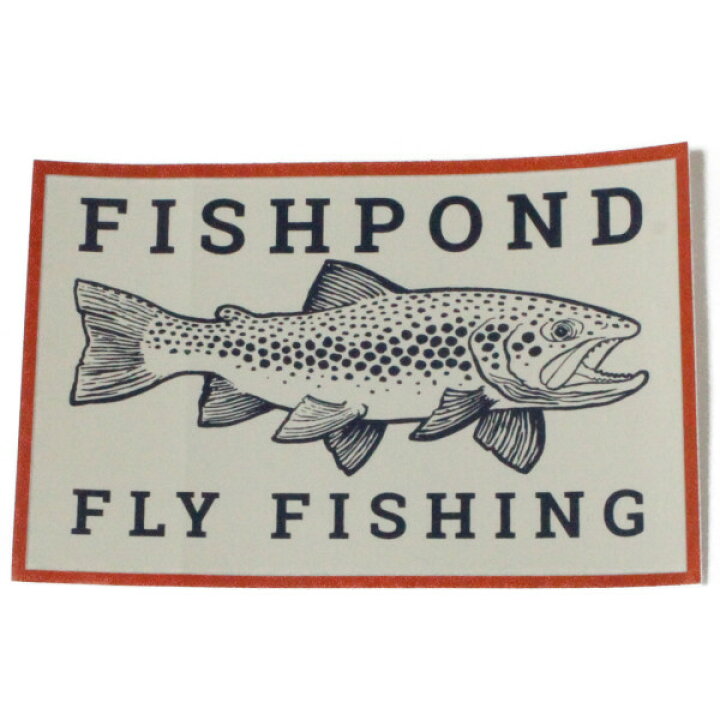 楽天市場 訳あり フィッシュポンド ステッカー ブラウン トラウト フライフィッシング Fishpond Sticker 鱒 魚 釣り シール カスタム ネコポス 新品 エムズカンパニー