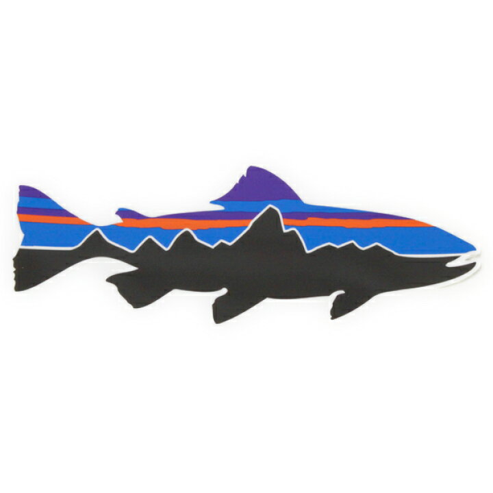 以上節約 Pa 63 Patagonia パタゴニア ステッカー Sticker Trident Fish Surf Japan Materialworldblog Com