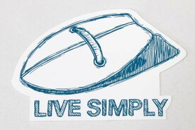 訳あり パタゴニア リブシンプリー ハンドプレーン ステッカー PATAGONIA LIVE SIMPLY HANDPLANE シール デカール サーフ 新品 ネコポス