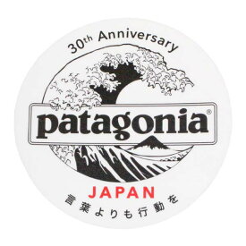 【期間限定ポイント10倍】訳有 パタゴニア 非売品 日本支社 30周年 ステッカー 北斎 丸 クリア PATAGONIA JAPAN 30th HOKUSAI WAVE シール 波 富士山 デコ カスタム