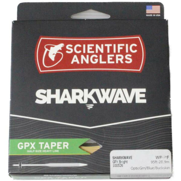 楽天市場 Sharkwave Gpx Wf F Optic Green 95ft 28 9m シャークウェーブ 3m Sa サイエンティフィック アングラーズ フローティング フライ ライン Fly 新品 送料無料 エムズカンパニー