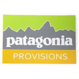 パタゴニア プロビジョンズ キャンペーン ステッカー 黄色 Patagonia PROVISIONS ご当地 シール デカール 非売品 稀少 ネコポス 同梱可 新品 A