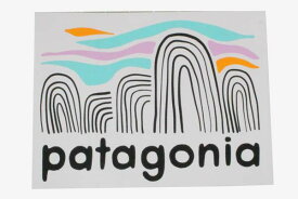 【期間限定ポイント3倍】パタゴニア フィッツロイ ボルダーズ ステッカー PATAGONIA FITZ ROY BOULDERS STICKER ロゴ 長方形 シール デカール ネコポス 新品