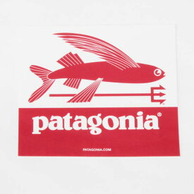 【期間限定ポイント10倍】訳有 パタゴニア ステッカー トライデントフィッシュ PATAGONIA TRIDENT FISH FLYING STICKER デコ カスタム ギア キャンプ 魚 飛魚 シール