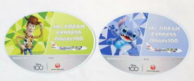 【期間限定ポイント10倍】日本航空 ステッカー 2種セット スティッチ ウッディ JAL DREAM EXPRESS DISNEY100 STICKER STITCH ディズニー 飛行機 シール コレクション